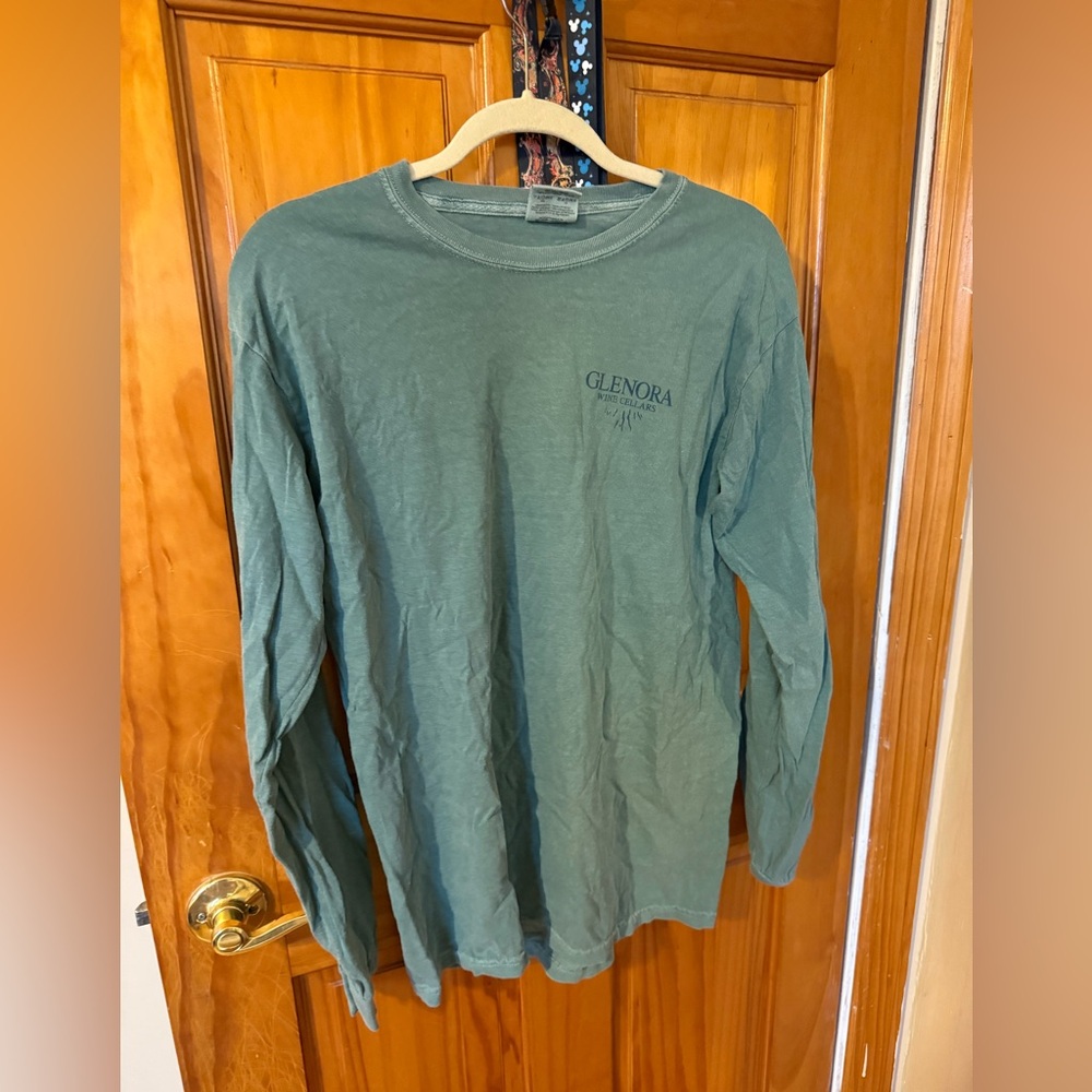 Mens Glenora Wine Cellars Long Sleeve Shirt Shirt Size Medium